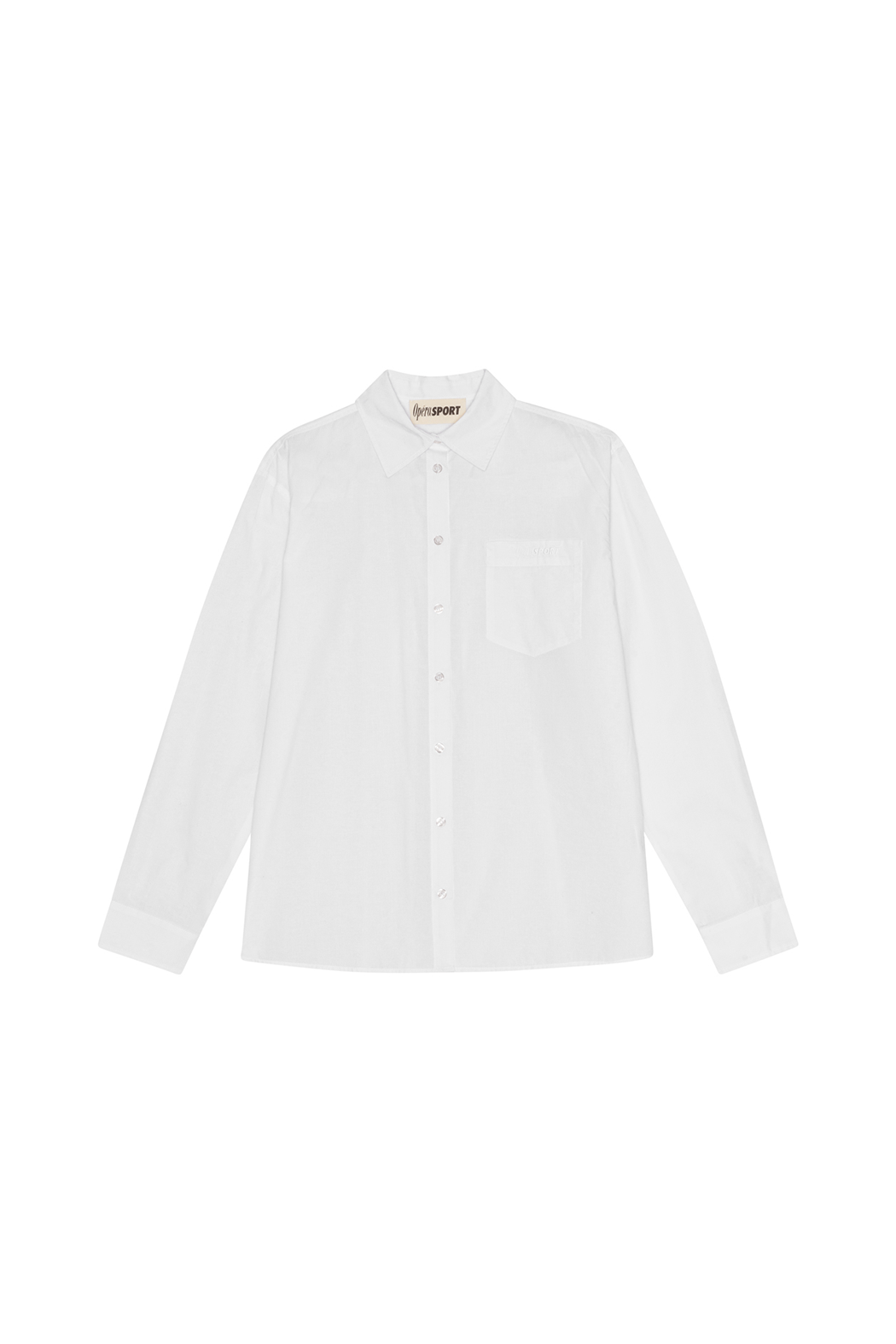 OpéraSPORT -  Alex Unisex Shirt, White OpéraSPORT -  Alex Unisex Shirt, White