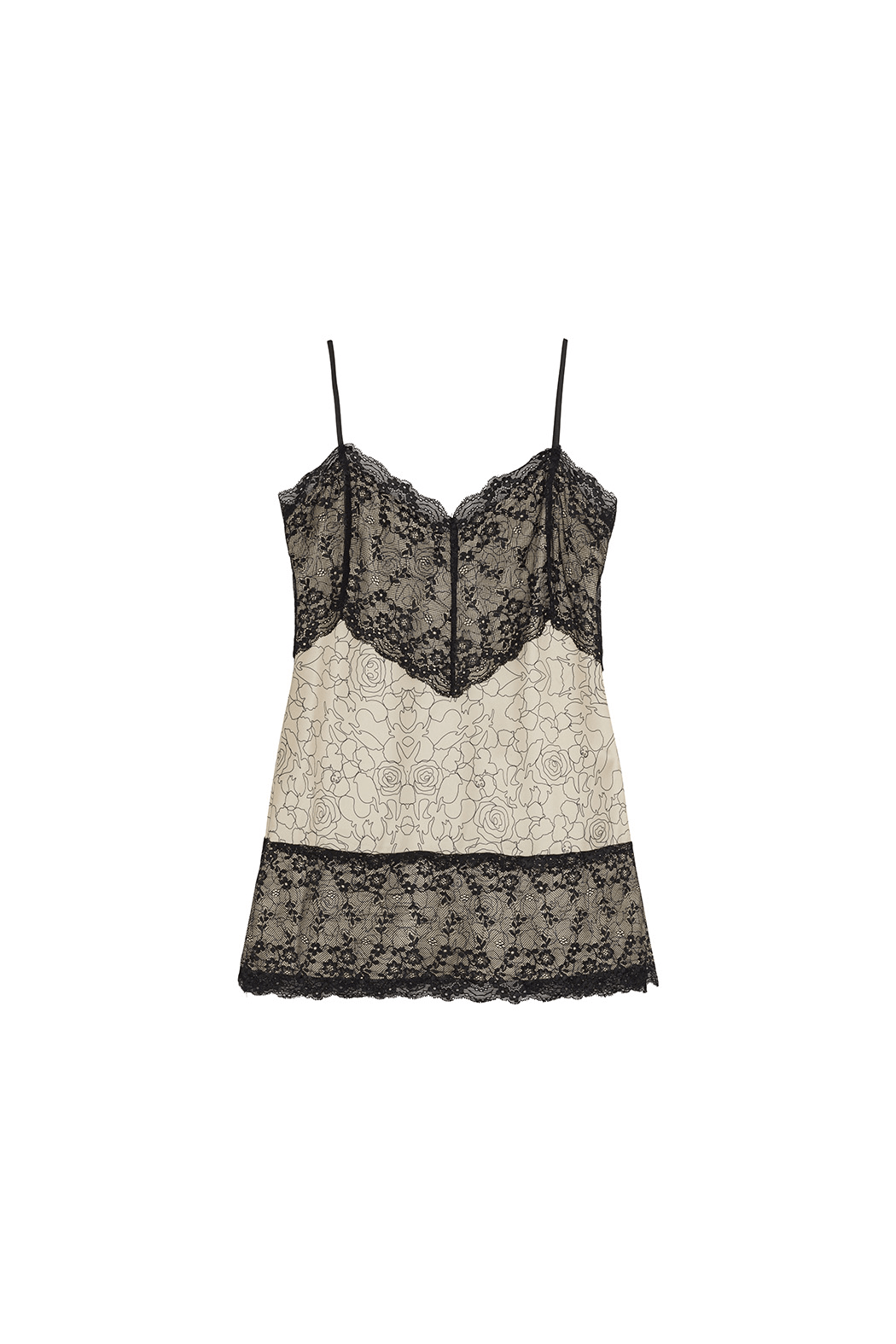 OpéraSPORT - Emma Top, Beige Print, Lace OpéraSPORT - Emma Top, Beige Print, Lace