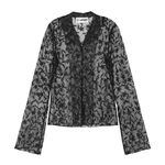 OpéraSPORT - Flora shirt, black lace OpéraSPORT - Flora shirt, black lace