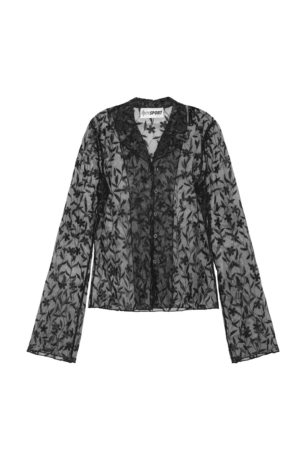 OpéraSPORT - Flora shirt, black lace OpéraSPORT - Flora shirt, black lace