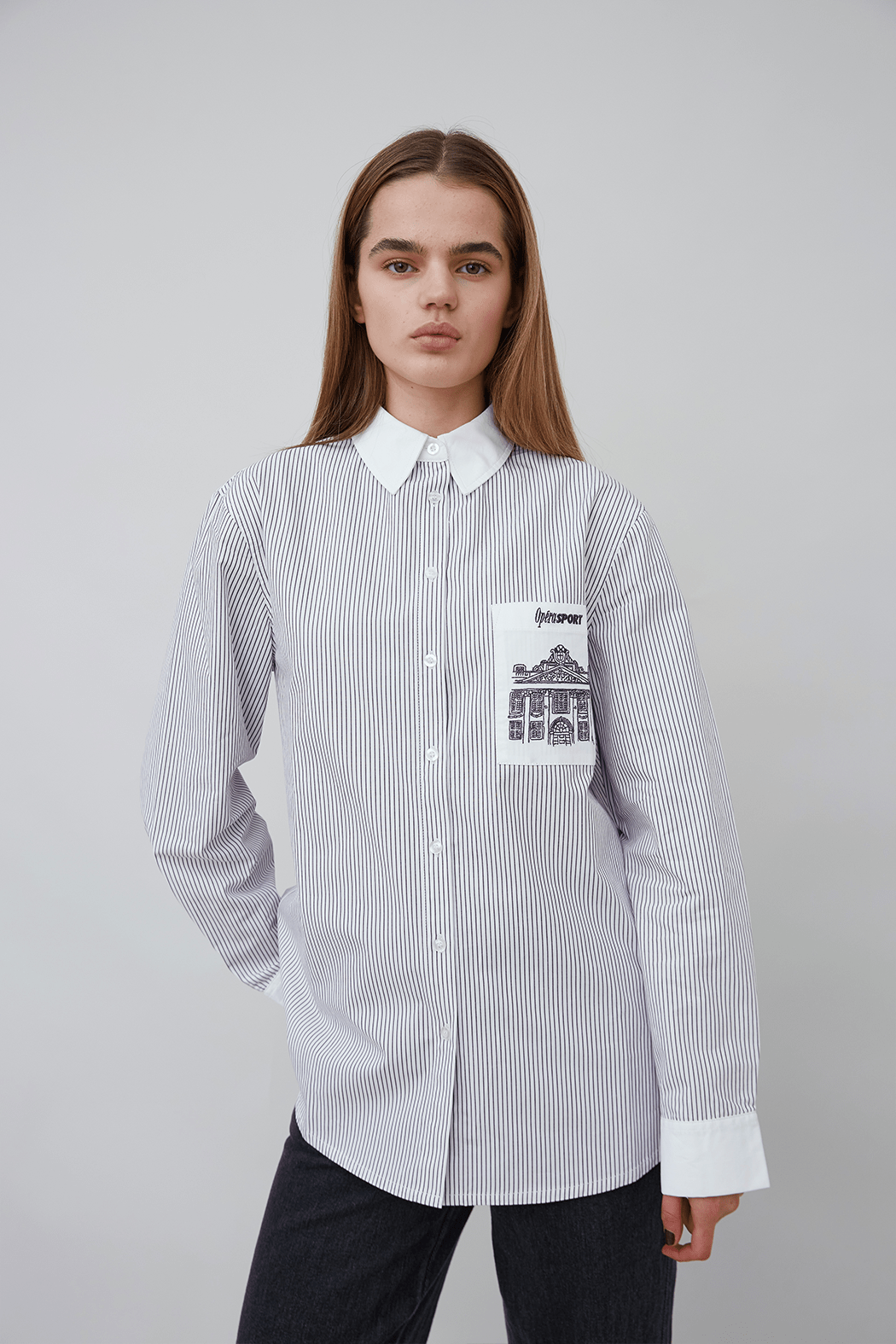 OpéraSPORT - Frédéric Unisex shirt, Striped OpéraSPORT - Frédéric Unisex shirt, Striped