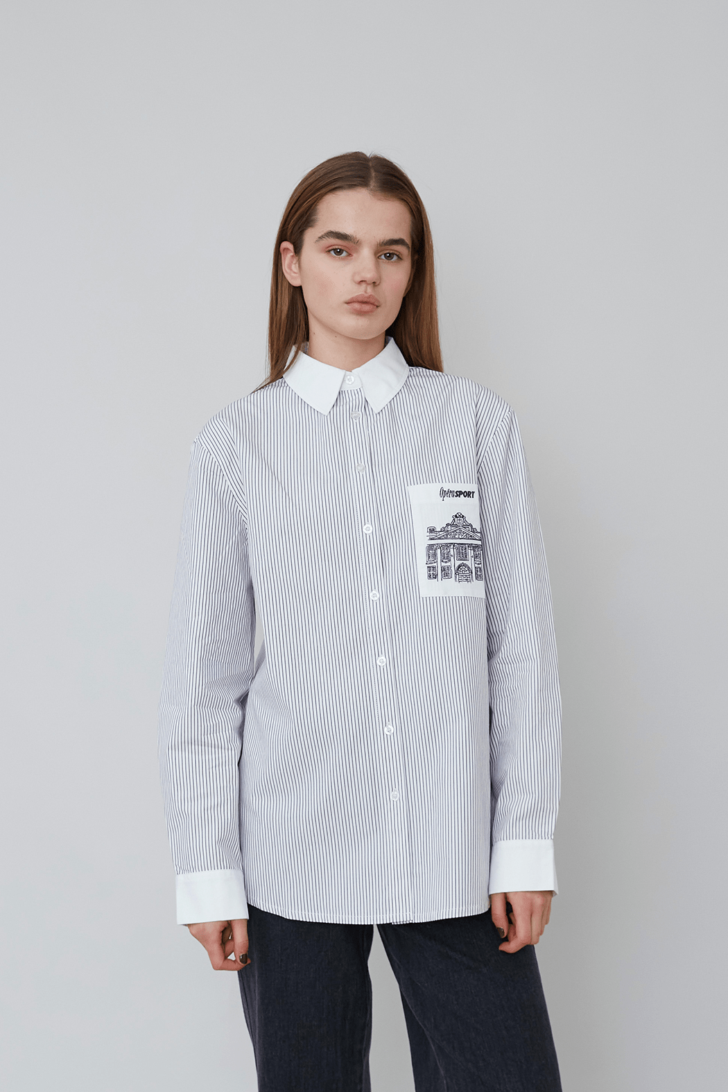 OpéraSPORT - Frédéric Unisex shirt, Striped OpéraSPORT - Frédéric Unisex shirt, Striped