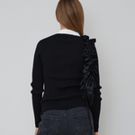 OpéraSPORT - Marthe Polo Cardigan, Black OpéraSPORT - Marthe Polo Cardigan, Black