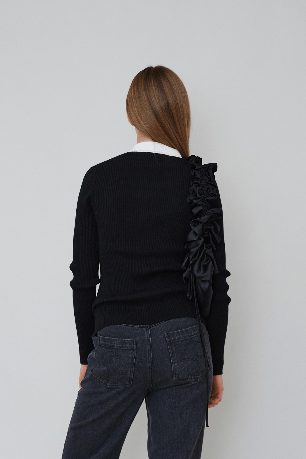 OpéraSPORT - Marthe Polo Cardigan, Black OpéraSPORT - Marthe Polo Cardigan, Black
