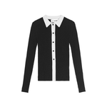 OpéraSPORT - Marthe Polo Cardigan, Black OpéraSPORT - Marthe Polo Cardigan, Black