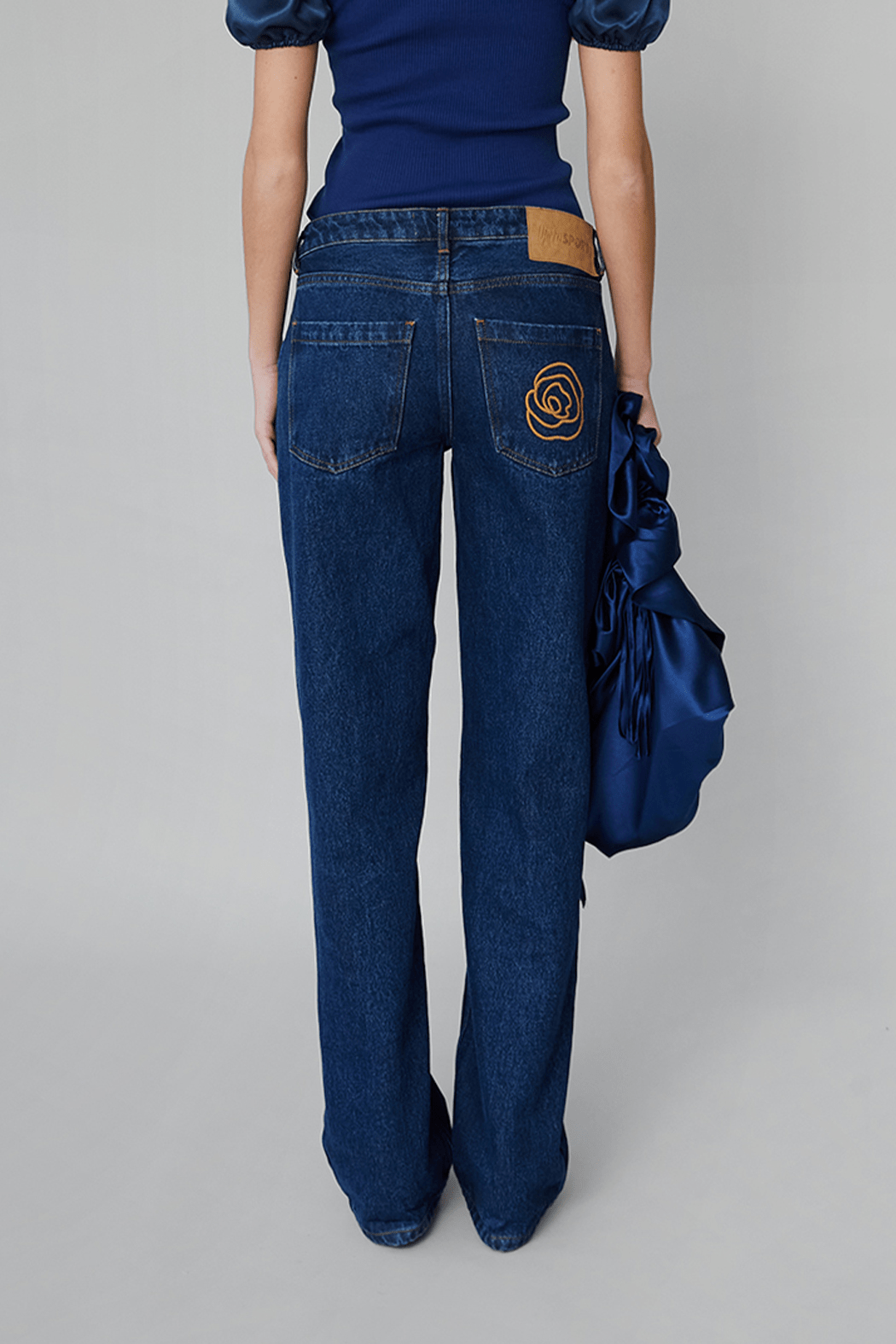 OpéraSPORT -  Rose Straight Denim pants, Medium Blue OpéraSPORT -  Rose Straight Denim pants, Medium Blue