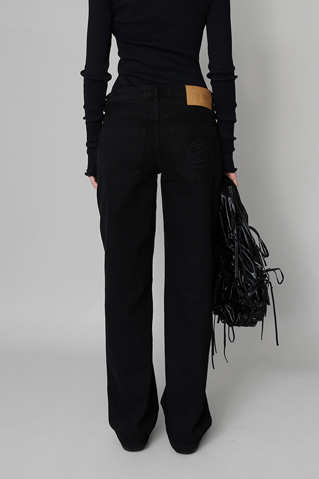 OpéraSPORT - Rose Straight Denim - Black OpéraSPORT - Rose Straight Denim - Black