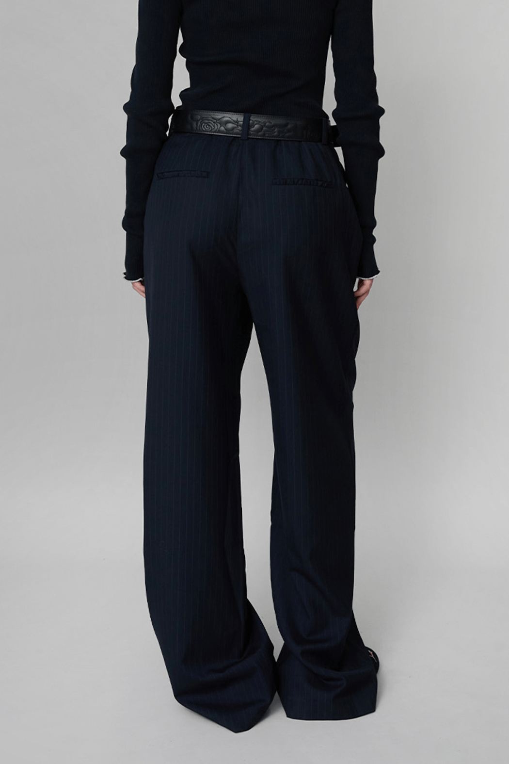OpéraSPORT - Helena Trouser, navy striped OpéraSPORT - Helena Trouser, navy striped