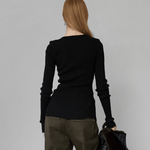 OpéraSPORT - Claire Seamless Cardigan, Black OpéraSPORT - Claire Seamless Cardigan, Black
