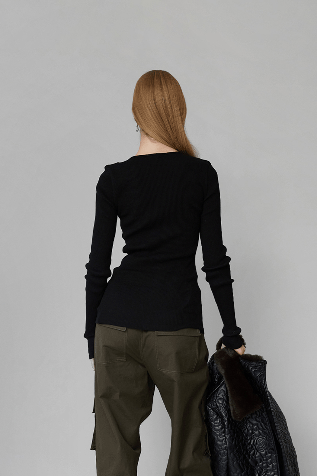 OpéraSPORT - Claire Seamless Cardigan, Black OpéraSPORT - Claire Seamless Cardigan, Black