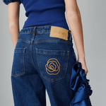 OpéraSPORT -  Rose Straight Denim pants, Medium Blue OpéraSPORT -  Rose Straight Denim pants, Medium Blue