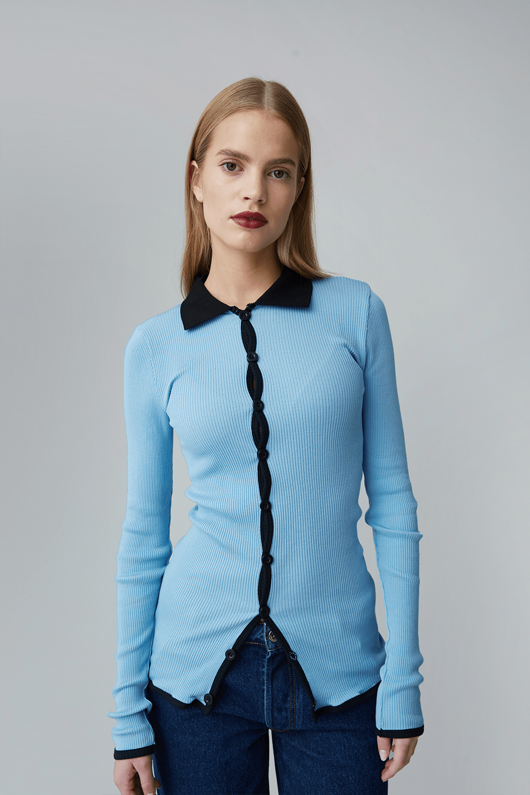 OpéraSPORT - Laura Seamless Shirt, Sky Blue OpéraSPORT - Laura Seamless Shirt, Sky Blue