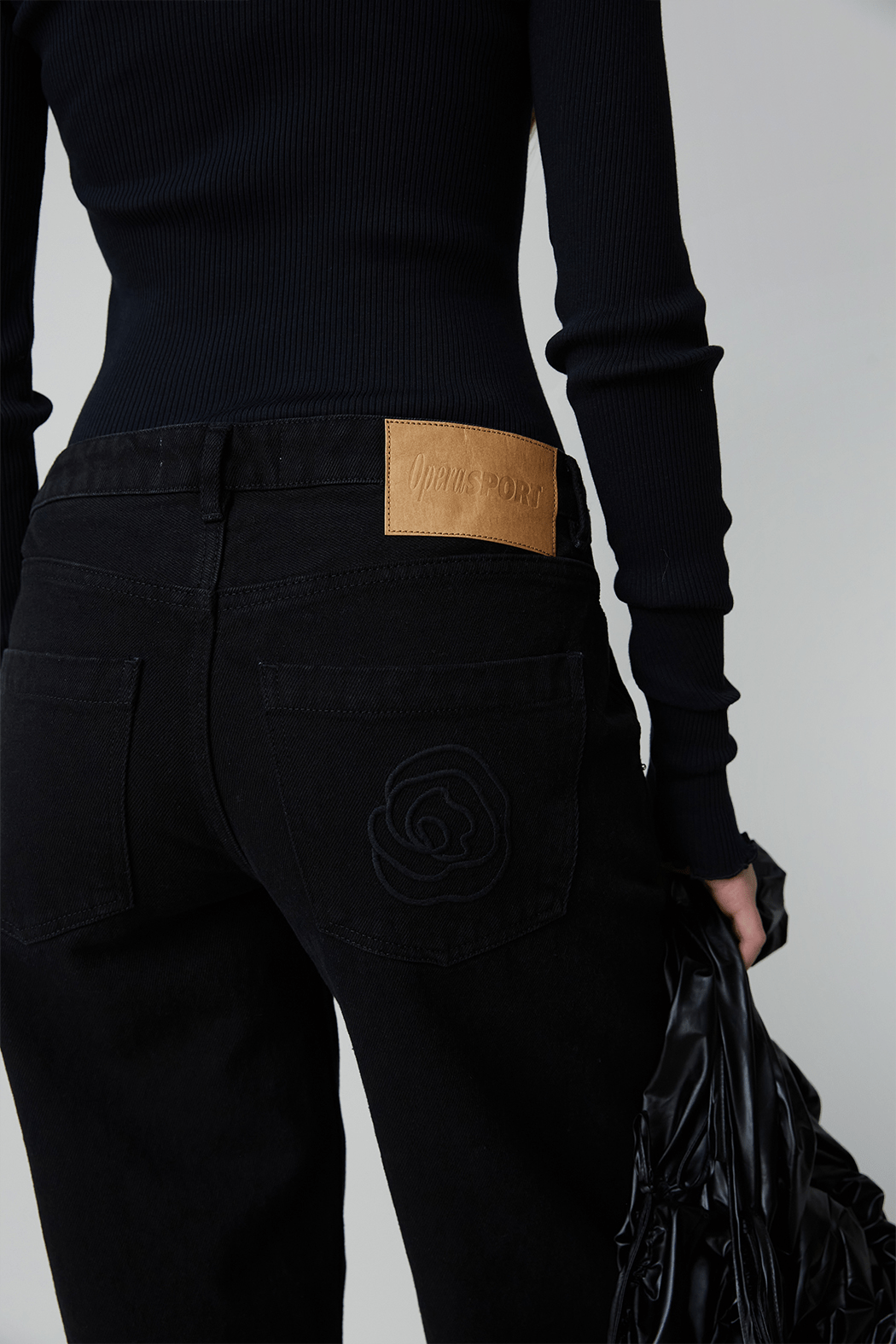 OpéraSPORT - Rose Straight Denim - Black OpéraSPORT - Rose Straight Denim - Black