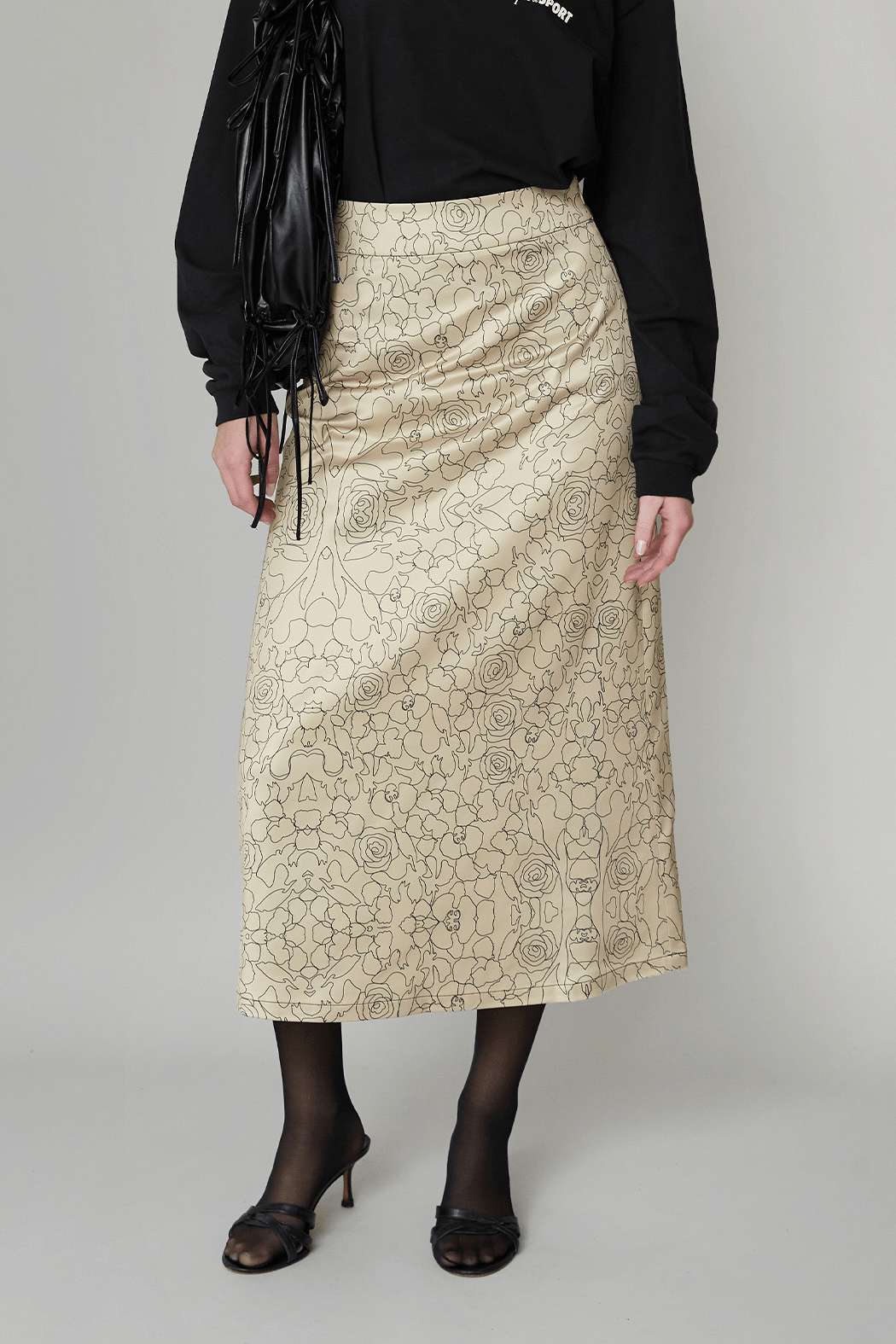 OpéraSPORT - Emma Skirt, Beige Print OpéraSPORT - Emma Skirt, Beige Print