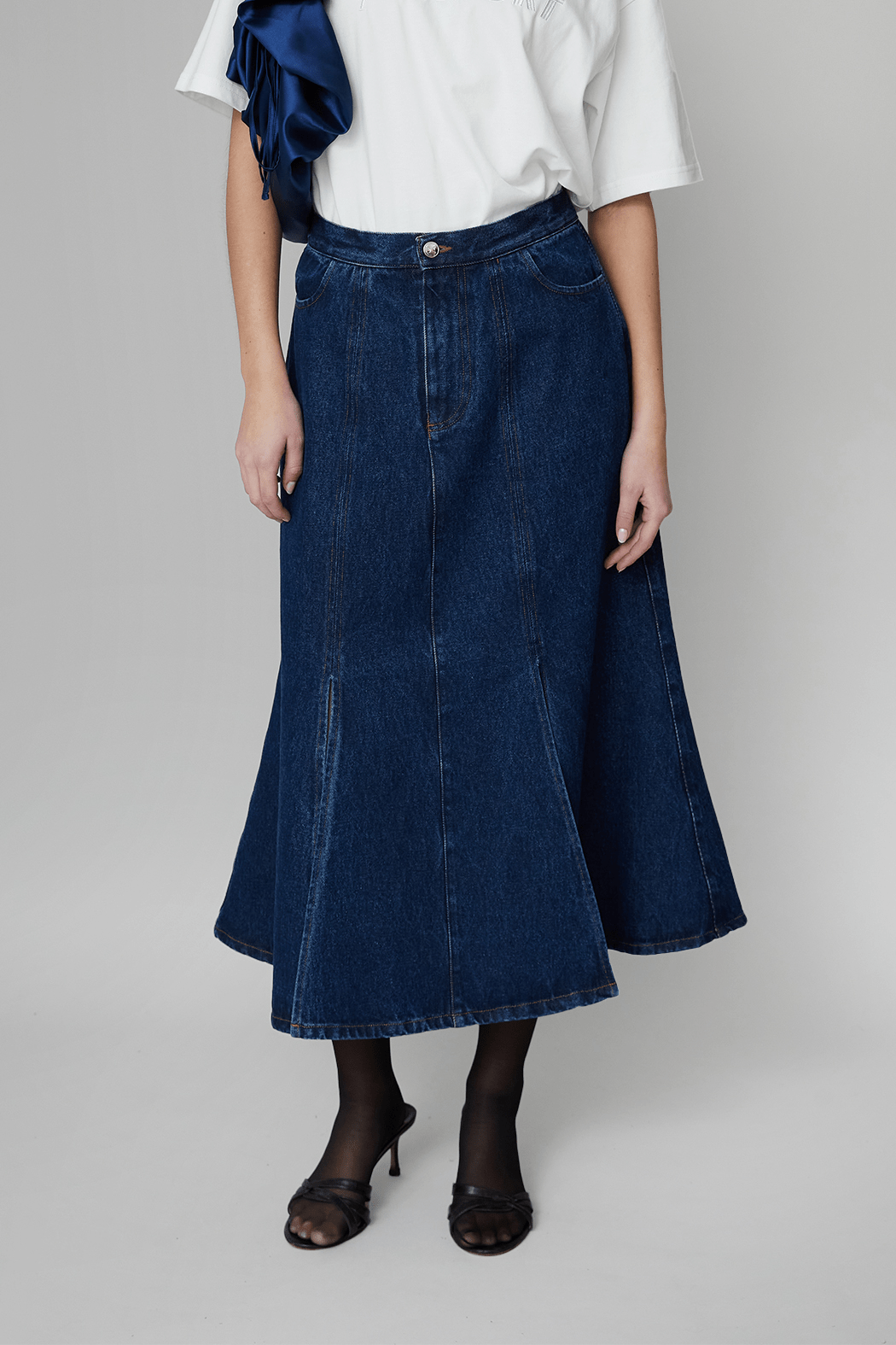 OpéraSPORT -  Victoria Denim Skirt, Medium Blue OpéraSPORT -  Victoria Denim Skirt, Medium Blue
