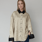 OpéraSPORT - Emma Shirt, Beige Print OpéraSPORT - Emma Shirt, Beige Print