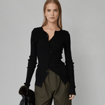 OpéraSPORT - Claire Seamless Cardigan, Black OpéraSPORT - Claire Seamless Cardigan, Black