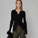 OpéraSPORT - Claire Seamless Cardigan, Black OpéraSPORT - Claire Seamless Cardigan, Black