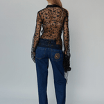 OpéraSPORT - Flora shirt, black lace OpéraSPORT - Flora shirt, black lace