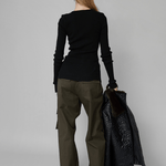 OpéraSPORT - Claire Seamless Cardigan, Black OpéraSPORT - Claire Seamless Cardigan, Black