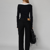 OpéraSPORT - Rose Straight Denim - Black OpéraSPORT - Rose Straight Denim - Black