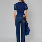 OpéraSPORT -  Rose Straight Denim pants, Medium Blue OpéraSPORT -  Rose Straight Denim pants, Medium Blue