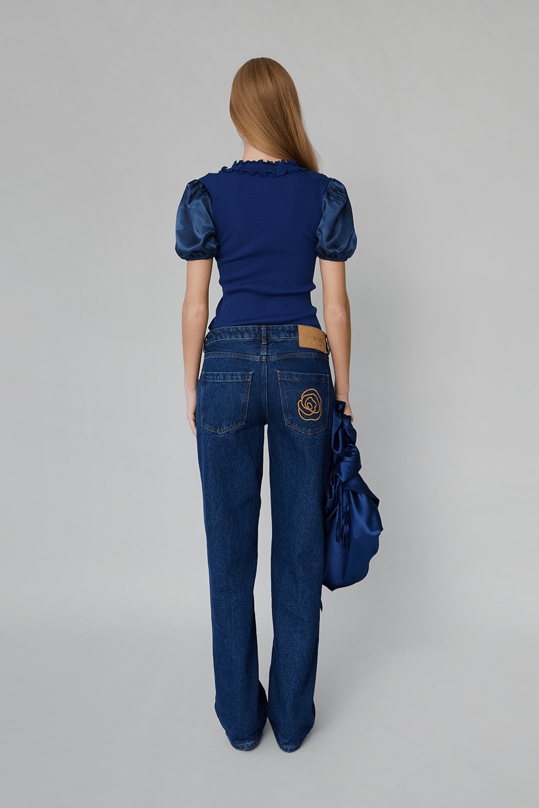 OpéraSPORT -  Rose Straight Denim pants, Medium Blue OpéraSPORT -  Rose Straight Denim pants, Medium Blue