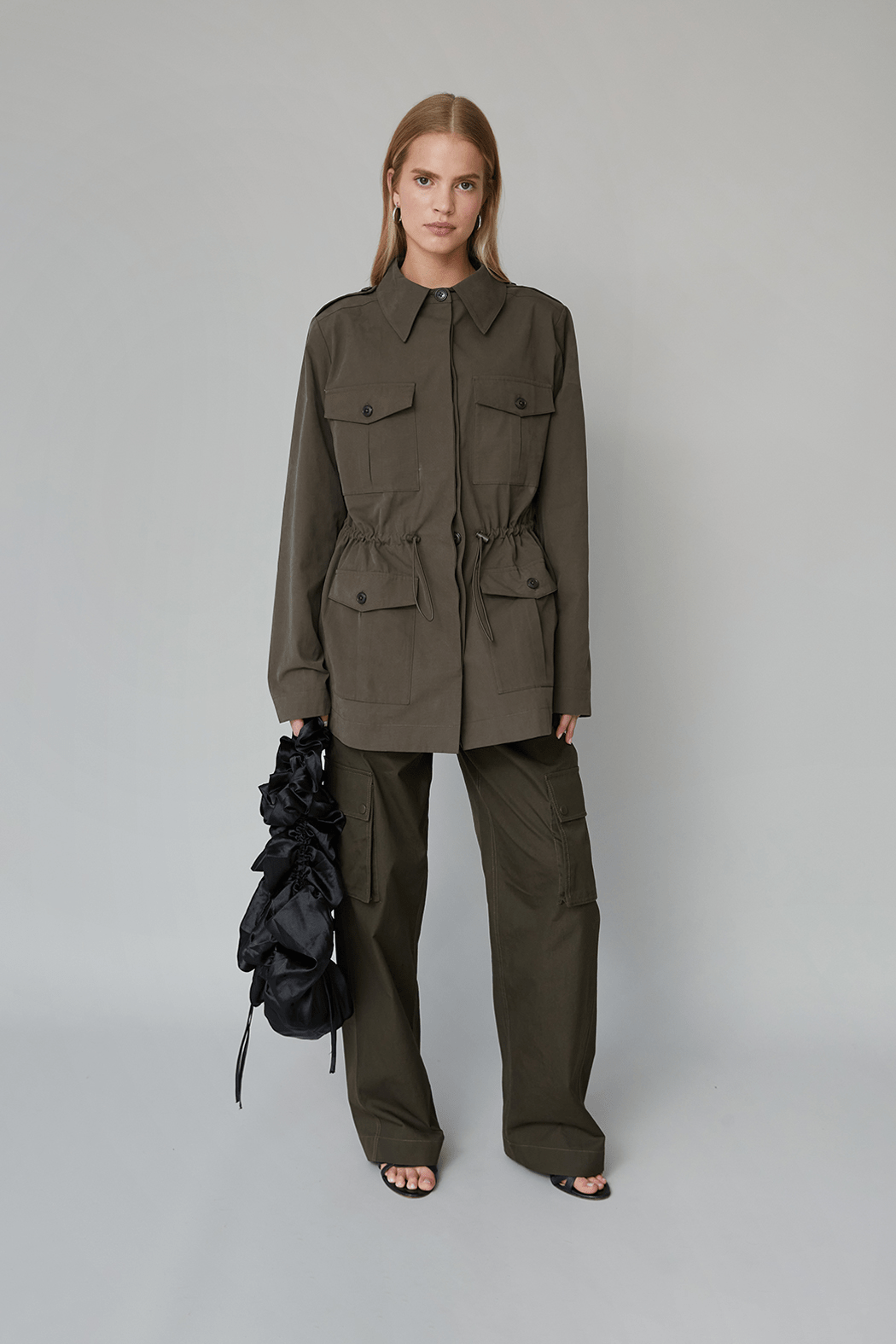 OpéraSPORT -  Maud Cargo Jacket, Dark Olive OpéraSPORT -  Maud Cargo Jacket, Dark Olive