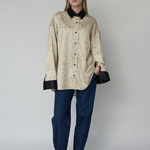 OpéraSPORT - Emma Shirt, Beige Print OpéraSPORT - Emma Shirt, Beige Print