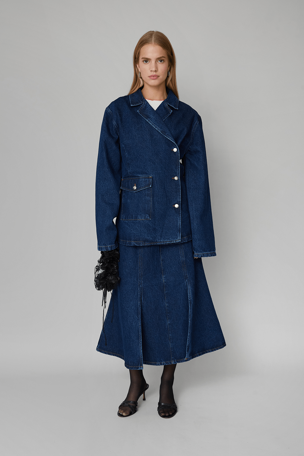 OpéraSPORT -  Victoria Denim Skirt, Medium Blue OpéraSPORT -  Victoria Denim Skirt, Medium Blue