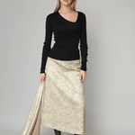 OpéraSPORT - Emma Skirt, Beige Print OpéraSPORT - Emma Skirt, Beige Print