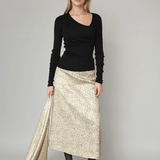 OpéraSPORT - Emma Skirt, Beige Print OpéraSPORT - Emma Skirt, Beige Print