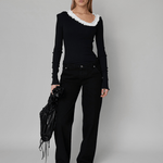 OpéraSPORT - Rose Straight Denim - Black OpéraSPORT - Rose Straight Denim - Black