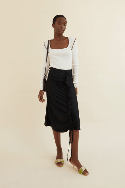 スカート melt the lady logo gradation skirt black melt the lady logo gradation skirt black