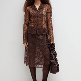 FLORA SHIRT - BROWN