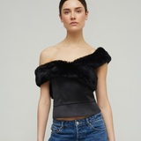 ALLEGRA TOP - BLACK