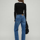 AMI STRAIGHT JEANS - BLUE