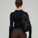 ARIA SEAMLESS TOP - BLACK