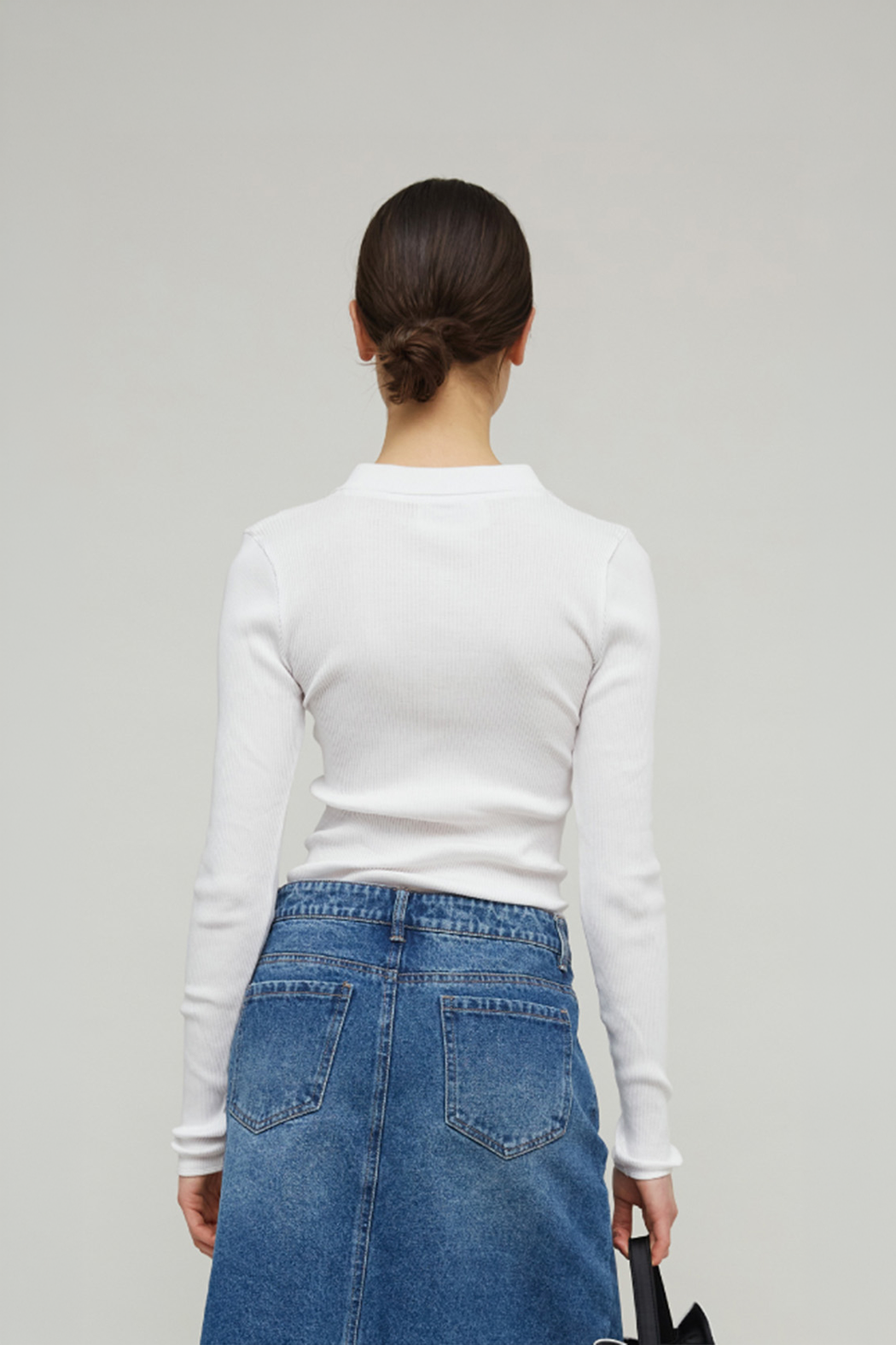ARIA SEAMLESS TOP - WHITE
