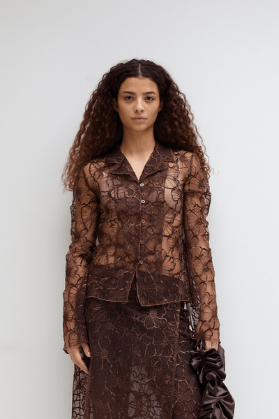 FLORA SHIRT | BROWN – OpéraSPORT