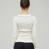 CAROLINE SEAMLESS CARDIGAN - PRISTINE