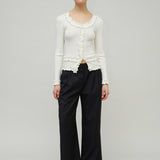 CAROLINE SEAMLESS CARDIGAN - PRISTINE