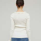 CECILIA SEAMLESS CARDIGAN - PRISTINE