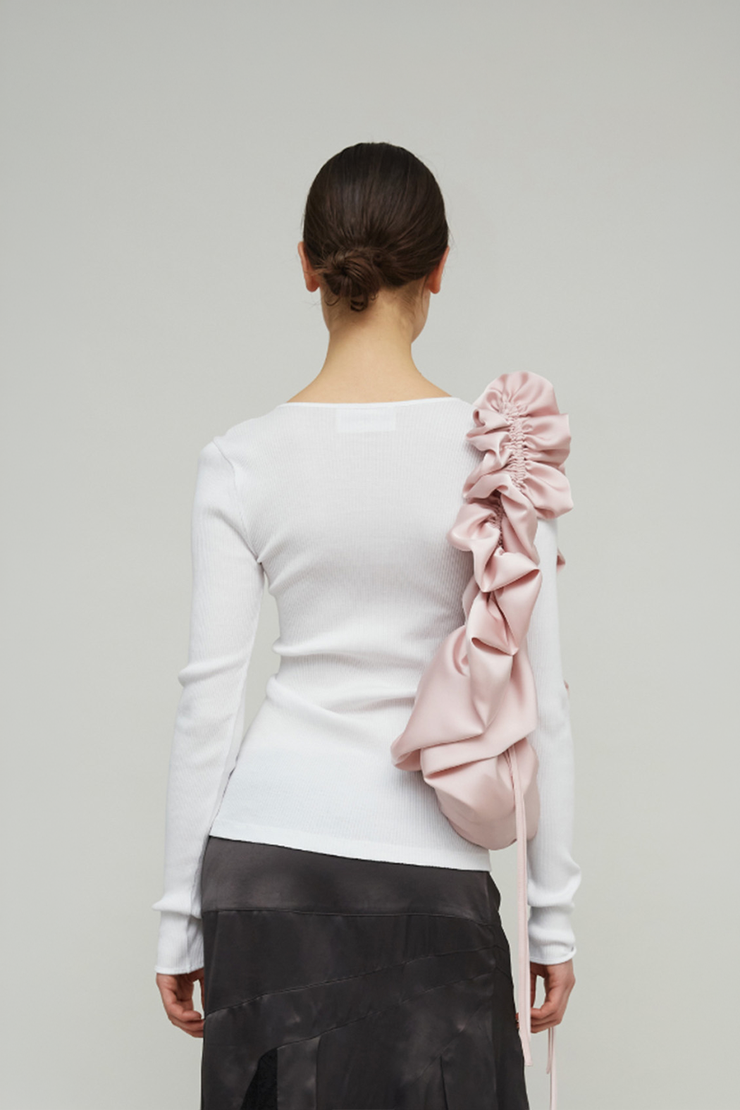 CLAIRE SEAMLESS TOP - WHITE