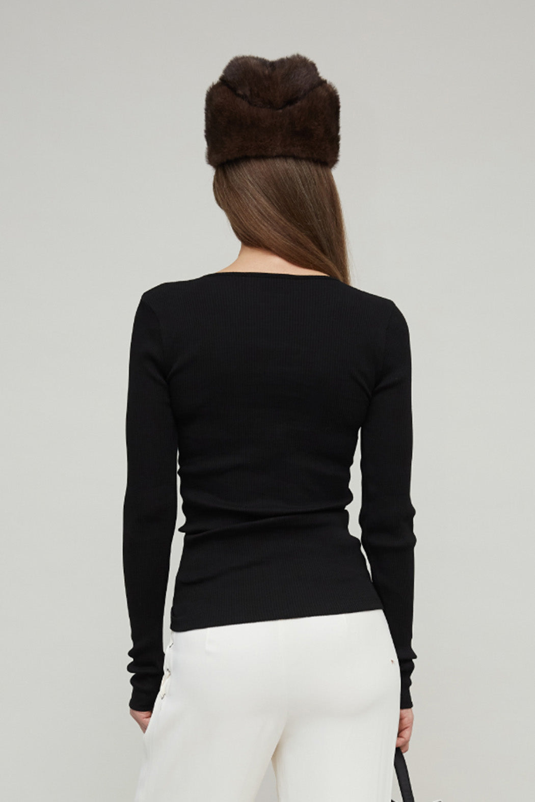 CLAIRE SEAMLESS CARDIGAN - BLACK
