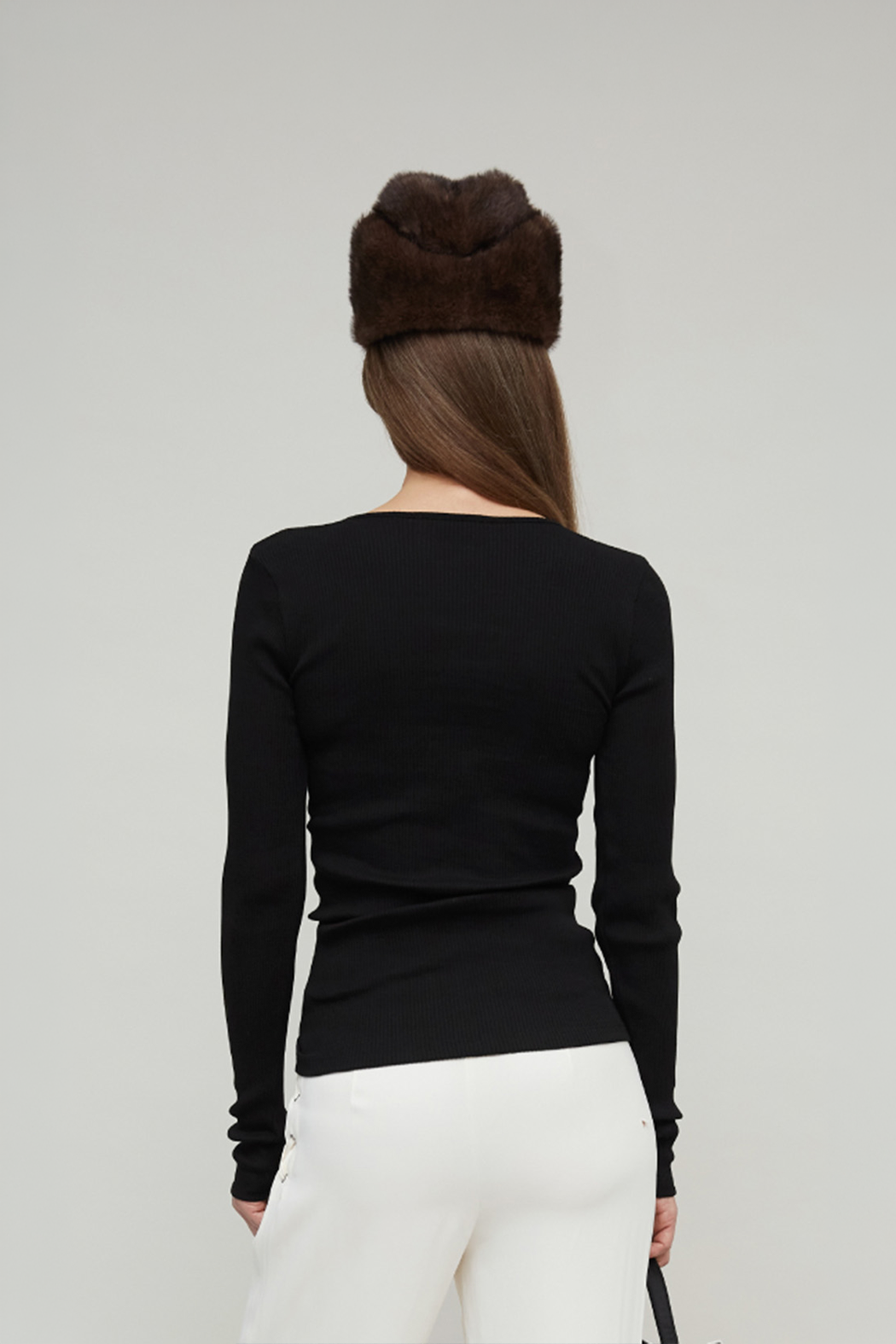 CLAIRE SEAMLESS CARDIGAN - BLACK