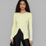 OpéraSPORT, CLAIRE SEAMLESS TOP, Elfin Yellow