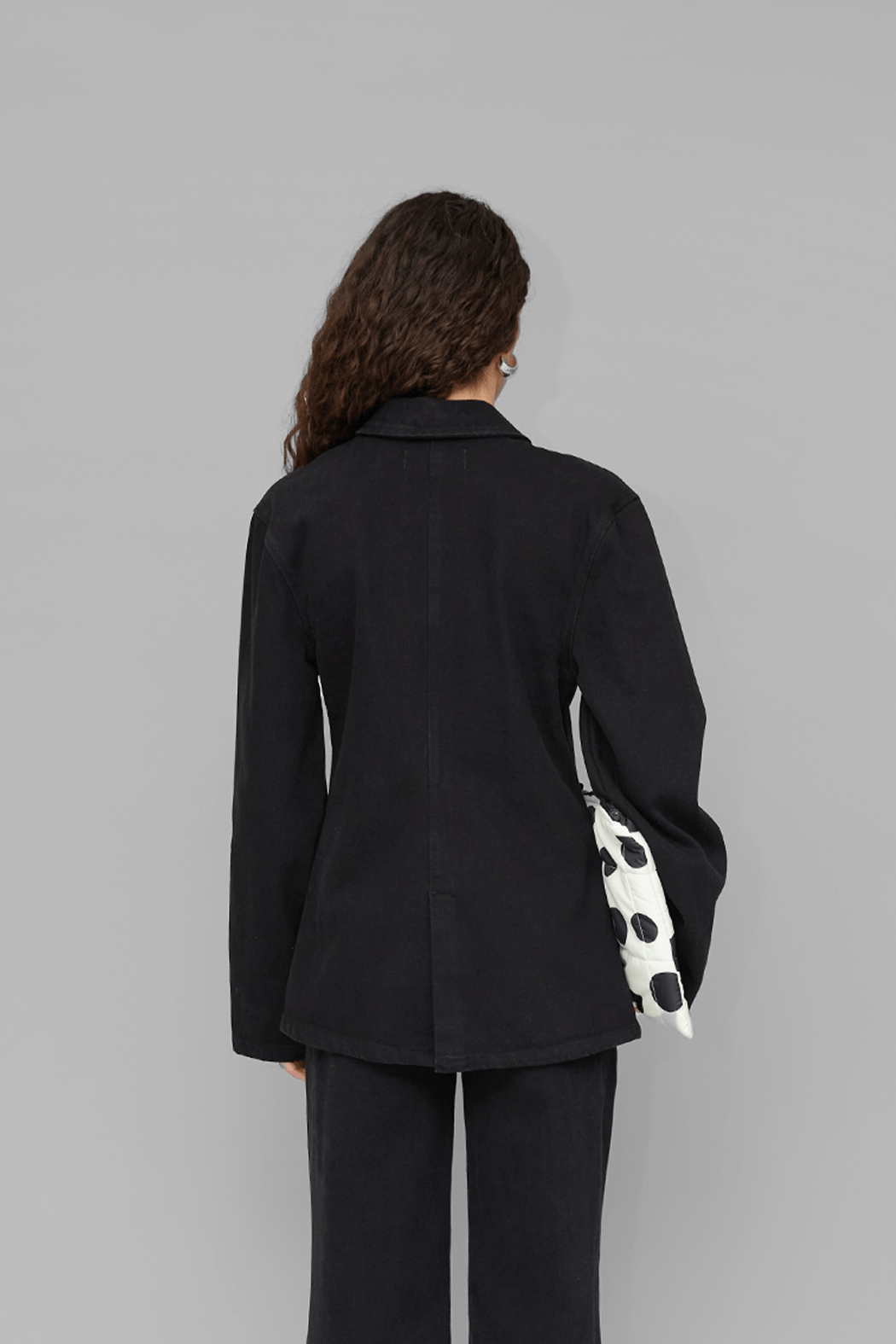 OpéraSPORT, VICTORIA DENIM BLAZER, Black