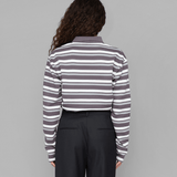 OpéraSPORT, ROLAND UNISEX POLO, Grey Stripe