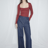 ROSE SEAMLESS TOP